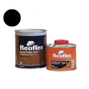 REOFLEX Грунт 2К (3+1) акрил.+отв. (1л+0,34л) (черный)