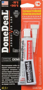 DoneDeal Термостойкий красный силиконовый формирователь прокладок (42,5g), 0,04 кг