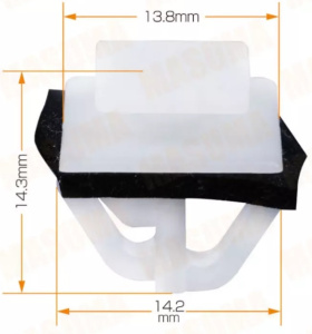 302KR Клипса  пластм. крепежная  KR-302 (50 шт. в уп.) ЦЕНА ЗА ШТ.