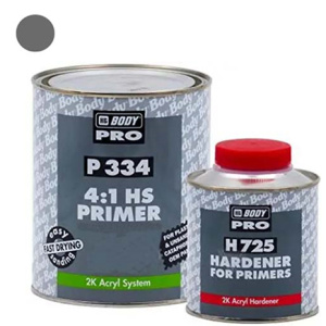 334 Грунт-наполнитель Body PRO 334 HS 4+1 2К (сер.) (1л)+отв.725(0,25л)
