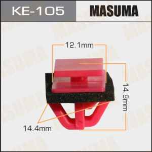 КЕ-105 Клипса  пластм. крепежная КЕ-105 (50 шт. в уп.) ЦЕНА ЗА ШТ.