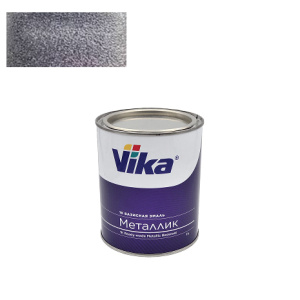 VIKA Эмаль базовая светло-серебр. зернистая 8106 металлик (0.9кг)