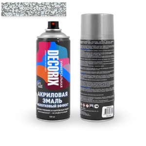 DECORIX Молотковый эффект СЕРЕБРО 520мл