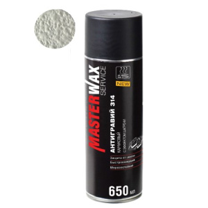 MasterWax Service Антигравий каучуковый с эффектом шагрени 314 аэрозоль 650 мл белый