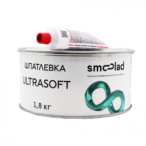 SMOOLAD Шпатлевка мягкая ULTRASOFT 1,8 кг + ОТВЕРДИТЕЛЬ