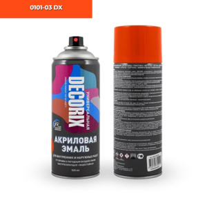 DECORIX Оранжевый СПРЕЙ 520мл (А03) 