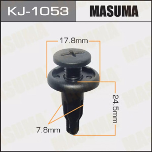 1053KJ Клипса  пластм. крепежная  KJ-1053/К-004 (50 шт. в уп.) ЦЕНА ЗА ШТ.