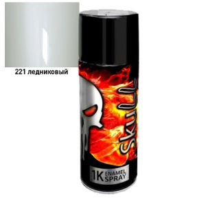 SKULL Аэрозоль эмаль металлик 221 Ледниковый  (520 мл)