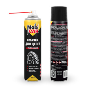 MobiCAR Смазка для цепей антикоррозийная СПРЕЙ 400 мл 