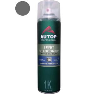 AUTOP №15 - Грунт толстослойный Серый (650мл) СПРЕЙ