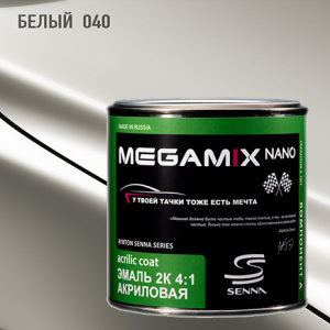 MEGA MIX АК-1331 040 акрил Белый  (840 мл)