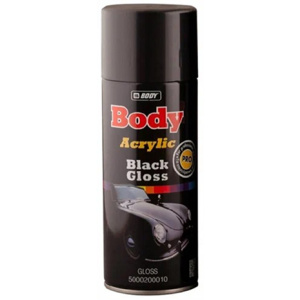 Body СПРЕЙ краска черная Black Gloss (400мл)