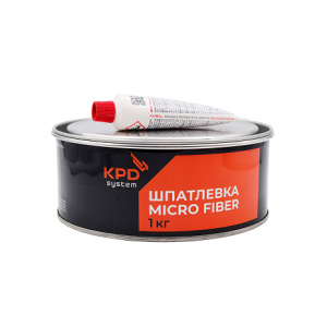 KPD SYSTEM Шпатлевка с микростекловолокном MICRO FIBER GLASS 1,0 кг