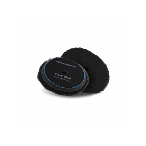 Shine Systems Black Wool Pad - полировальный круг из черного меха, 155 мм