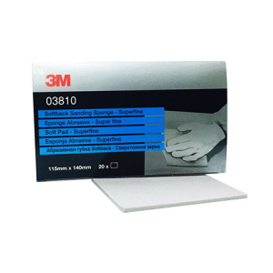 3М Абразивные губки SOFTBACK, 115х140 мм Superfine/Сверхтонко (Р 400) 