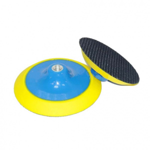 TOR 1000  Диск-основа S100 D150ммх10мм, низкая, М14, средн жестк, черн-кр для полир кругов 160-180мм