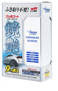 SOFT 99 Покрытие для кузова для усиления блеска Fusso Mirror Shine 9 Months для светлых(250мл) 