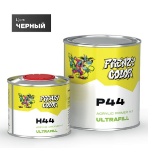 FRENZY COLOR Грунт акриловый 4:1, черный (0,8л+0,2л)