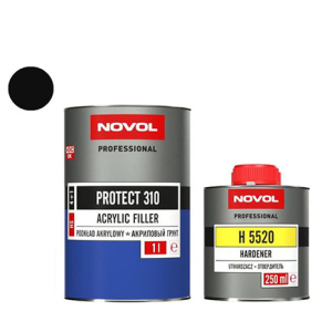 Novol Грунт HS (4+1) PROTECT310 акрил+отв. H5520 (1л+0,25л)  (Черный)