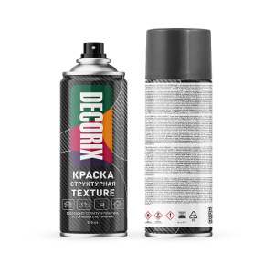 DECORIX структурная краска текстурная ЧЕРНАЯ 520мл