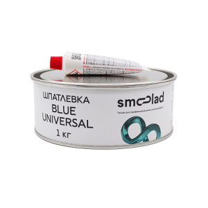 SMOOLAD Шпатлевка голубая BLUE UNIVERSAL 1.0кг + ОТВЕРДИТЕЛЬ