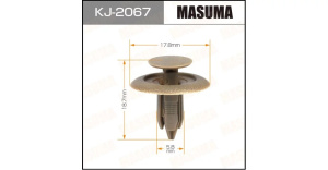 2067KJ Клипса  пластм. крепежная  KJ- 2067 (50 шт. в уп.) ЦЕНА ЗА ШТ.