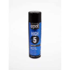 U-POL Грунт High #5 Толстослойный (темно-серый) (450 мл) СПРЕЙ***