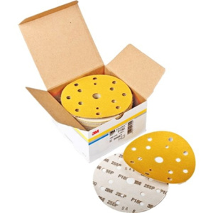 3М Круг абразивный 150мм, 255Р золотистый (15 отв) (Р600)