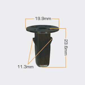 1357KJ Клипса  пластм. крепежная  KJ- 1357 (50 шт. в уп.) ЦЕНА ЗА ШТ.