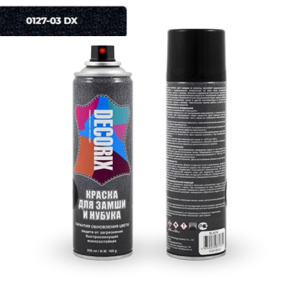 DECORIX Краска для замши и нубука черная СПРЕЙ 335мл