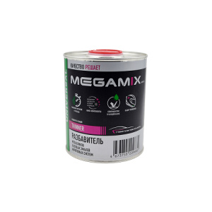 Разбавитель Металликов/Базовых эмалей/Акриловых систем MegaMix б/ж 1л 