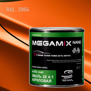 MEGA MIX АК-1331 2004RAL акрил Оранжевый  (840 мл)