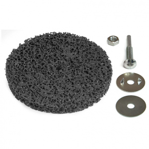 KPD SYSTEM Зачистной круг D 115 мм под дрель (черный)