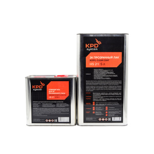 KPD SYSTEM 2К Лак прозрачный HS (5л+2,5л)