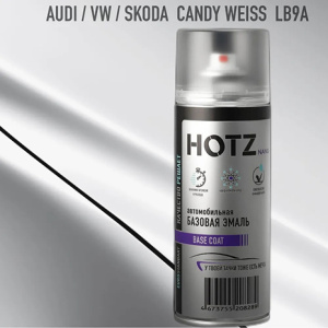 LB9A HOTZ Volkswagen/Skoda Candyweiss (Базовая эмаль) 520мл СПРЕЙ