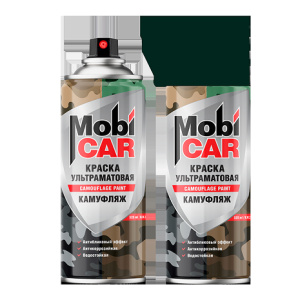 MobiCAR Камуфляж Армейский зелёный матовая СПРЕЙ 520мл