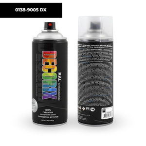 DECORIX Эмаль RAL ПРОФЕССИОНАЛЬНАЯ Глубоко черный ГЛЯНЦЕВЫЙ RAL9005