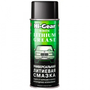 Hi-Gear Универсальная литиевая смазка, аэрозоль (312ml), 0,31 л