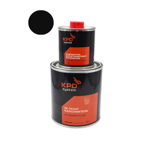 KPD SYSTEM Грунт акрил 2К(4+1) (0,8л+0,2л) (Черный) NEW