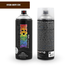 DECORIX Эмаль RAL ПРОФЕССИОНАЛЬНАЯ Орехово-коричневый RAL8011