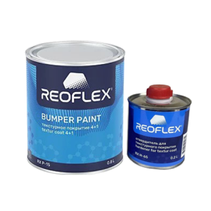 REОFLEX Текстурное покрытие Bumper Paint 4+1 c отвердителем (0,8 + 0,2 л)