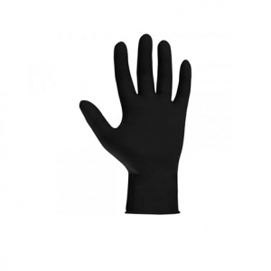 JETAPRO Перчатки нитриловые малярные, черные M уп.100шт ЦЕНА ЗА УПАК.