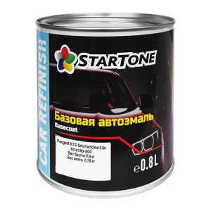 Peugeot KTG Gris Hurricane 0,8л STARTONE Эмаль базовая 