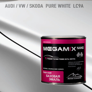 LC9A MEGA MIX VAG Pure White металлик (850 мл)