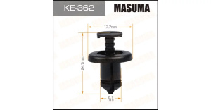 КЕ-362 Клипса  пластм. крепежная КЕ-362 (50 шт. в уп.) ЦЕНА ЗА ШТ.