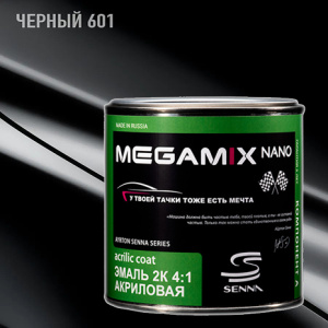 601 MEGA MIX АК-1331 акрил Lada Глубокий Черный (840 мл)