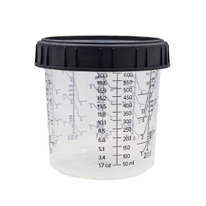 SMOOLAD Твердый стакан 650ml с мерными шкалами и гайкой
