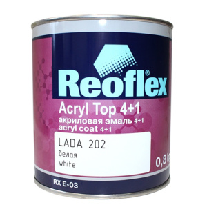 202 REOFLEX Белая акрил 0,8кг 4+1