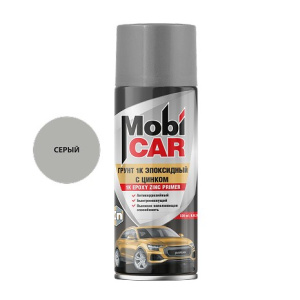 MobiCAR Грунт эпоксидный 1К с цинком серый матовый 520мл