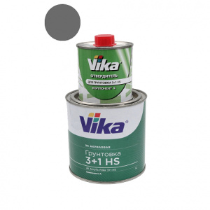 VIKA Грунт HS 3+1 серый (1,0л+0,2л)